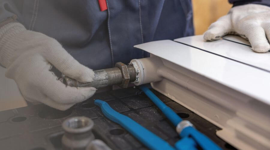 Burst pipe repair in Manville, RI